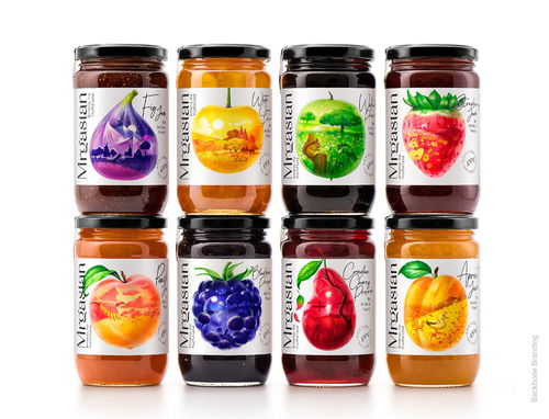 飲品包裝設計賞析 果汁、果醬、牛奶中的插畫與手繪藝術